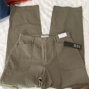 Olive Re Generation Cargo Jeans